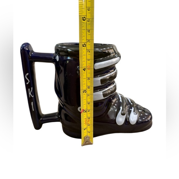 Killington Ski Lift Boot Mug Ceramic 3D Ski Boot Coffee Cup Novelty Dark Blue - Picture 5 of 6